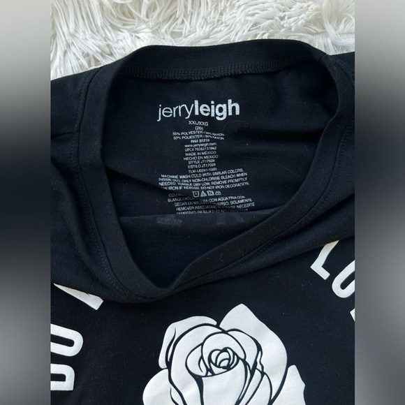 Jerry Leigh black and white graphic tee size XXL - Picture 3 of 11